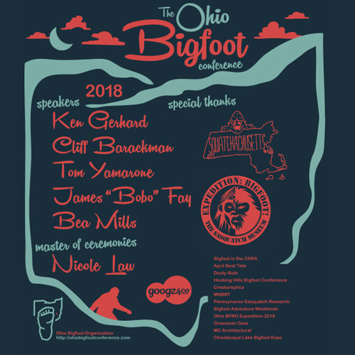 2018 Ohio Bigfoot Conference T-Shirt